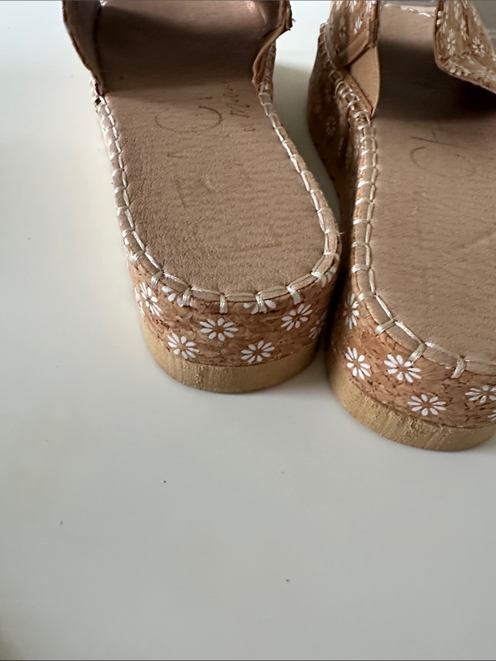 Beach by Matisse Daisy Floral Cork Platform Slide
Sandals Tan White Summer - Picture 3 of 4
